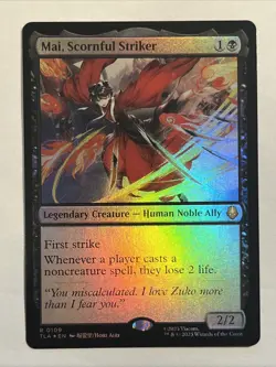 Mai, Scornful Striker Avatar: The Last Airbender Foil - Image 1