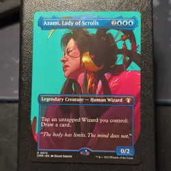 Magic: The Gathering Azami Lady of Scrolls Commander Masters 672 Blue Rare Bord… - Image 1