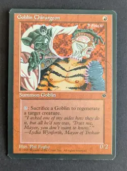 Goblin Chirurgeon - Fallen Empires - MTG - Goblin Tribal Utility - LP - Image 1