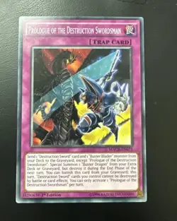 Prologue of the Destruction Swordsman MACR-EN075 Common 1st Edition Yugioh - Image 1