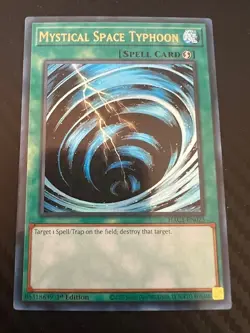 Yugioh Mystical Space Typhoon HAC1-EN023 Duel Terminal Ultra Rare 1st Ed NM - Image 1