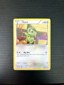 Axew Pokemon Black & White Black Star Promo #BW26 LP - Image 1