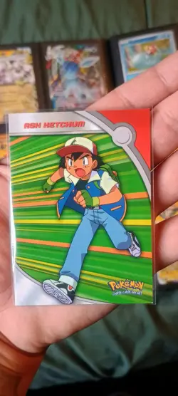 2000 Topps Pokemon TV Ash Ketchum Animation Series 2 #HV1 - Non Holo Blue Label - Image 1