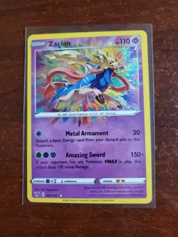 Pokemon TCG Zacian Vivid Voltage 082/185 Holo Amazing Rare - Image 1