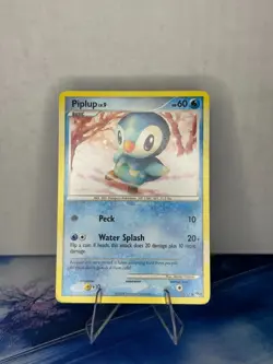 Pokemon TCG Piplup 15/17 Pop Series 8 Non Holo English 2008 - Image 1