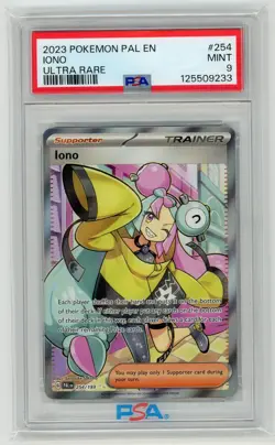 Pokemon TCG - Iono 254/193 - Paldean Fates - PSA 9 - Image 1