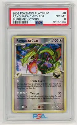 Pokemon TCG - Rayquaza C 8/147 - Supreme Victors - PSA 8 - Image 1
