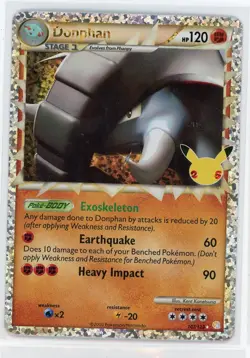 Pokemon TCG - Donphan Prime - Celebrations Classic Collection - Holo - Image 1