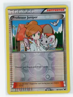 Pokemon TCG - Professor Juniper 98/108 - Dark Explorers - Reverse Holo - Image 1
