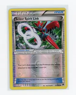 Pokemon TCG - Scizor Spirit Link 111/122 - BREAKpoint - Reverse Holo - Image 1