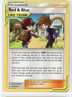 Pokemon TCG - Red & Blue 202/236 - Cosmic Eclipse - Uncommon - Image 1