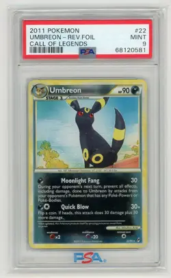 Pokemon TCG - Umbreon 22/95 Reverse Holo - Call of Legends - PSA 9 - Image 1