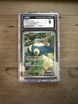 2023 Pokemon SVP EN 151 Elite Trainer Box Snorlax #051 Black Star Promo CGC 9. - Image 1