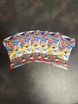 Lot of (6) Pokemon TCG Obsidian Flames Sleeved Booster Packs SEALED - Image 1