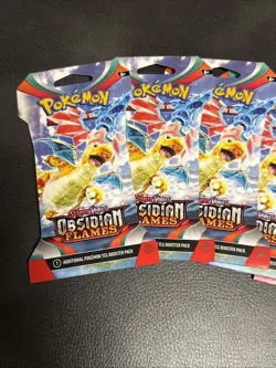 Lot of (6) Pokemon TCG Obsidian Flames Sleeved Booster Packs SEALED - Image 3