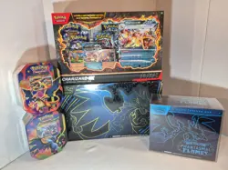 Pokemon Mega Charizard X ex Ultra Premium Collection & Phantasmal Flames ETB Lot - Image 1