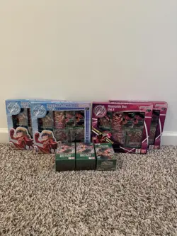 LOT OF 7 One Piece TCG Double Pack Set Vol.8 DP-08 + Illustration Box 3 & 4 - Image 1