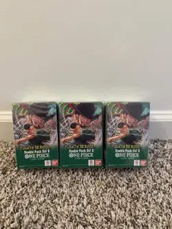 LOT OF 7 One Piece TCG Double Pack Set Vol.8 DP-08 + Illustration Box 3 & 4 - Image 4