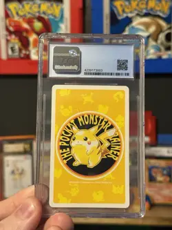 1998 Pokemon TCG Yellow Deck Six of Spades Gengar Card CGC 9 - Image 3