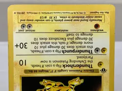 Electabuzz 020/102 Base Set (Shadowless) 1st Edition Pokemon Card - MP - Image 4