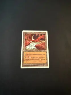 Underground River [5th Edition/Fifth Edition] Magic MTG Cards LP - Image 1