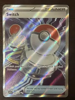 Pokemon Switch 123/094 Me02: Phantasmal Flames Ultra Rare Holo Card - Image 1
