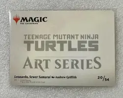 Leonardo, Sewer Samurai - MTG Art Series: Teenage Mutant Ninja Turtles 20/54 - Image 2