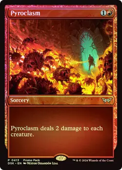 MTG Pyroclasm Promo Pack Duskmourn Foil NM - Image 1