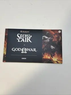 MTG Secret Lair Playstation [NON-Foil] God of War Greek Sealed - Image 1