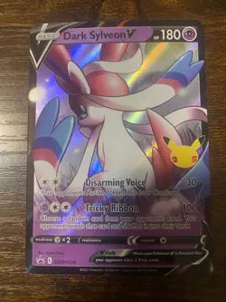 Pokemon TCG Dark Sylveon V SWSH134 Black Star Promo Holo Ultra Rare - Image 1