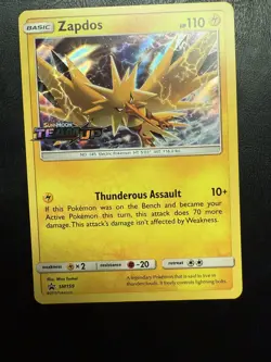 Pokemon TCG Zapdos SM159 Prerelease Promo! NM/LP Condition! See Description! - Image 1
