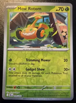 Mow Rotom 009/182 Reverse Holo Common Scarlet & Violet: Destined Rivals Pokemon - Image 1
