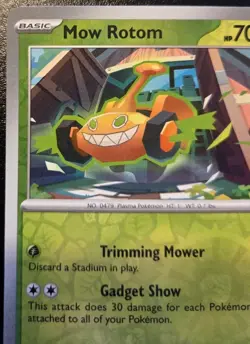 Mow Rotom 009/182 Reverse Holo Common Scarlet & Violet: Destined Rivals Pokemon - Image 2