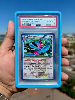 Pokemon Porygon-Z 74/101 Plasma Blast Holo Rare PSA 10 GEM MT 2013 POP 4! - Image 1
