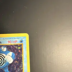 Pokemon TCG Poliwrath 013/102 Base Set Shadowless 1st Edition Holo Rare 90 HP - Image 4
