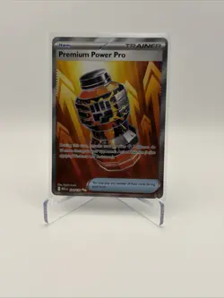 Pokemon Premium Power Pro Trainer-Item Full Art Holo Ultra Rare 174/132 Me01 - Image 1