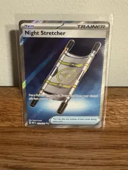 Pokemon Night Stretcher Trainer Ultra Rare Holo 173/132 Me01: Mega Evolution - Image 1