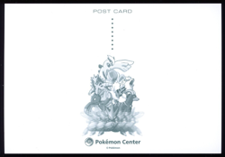 2001 Pokemon Center New York Postcard Tyranitar Arcanine Houndoom Sneasel Holo - Image 2