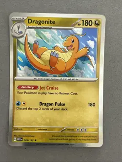Pokemon TCG * Scarlet & Violet 151 * 149/165 Dragonite Rare HOLO * FRESH PK - Image 1