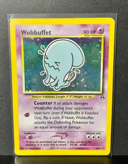Wobbuffet 16/75 Expedition e-Reader Holo Rare Pokemon TCG WOTC 2002 - Image 1