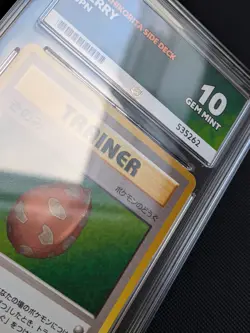 Graded ACE 10 Pokemon card Slab - Berry Trainer - Chikorita Half Deck - 2001 - Image 4