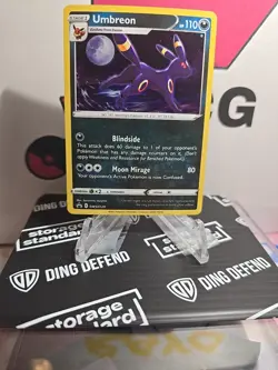 Umbreon SWSH129 LP Black Star Promo Holo Pokemon TCG Card Sword & Shield 20021 - Image 1