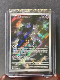 SEALED Pokemon Mewtwo Promo Holo 052 English SV Scarlet & Violet Promo Cards - Image 1