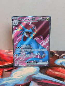 Salamence ex 177/159 Full Art Rare - 2025 Journey Together Pokemon Card (NM) - Image 1