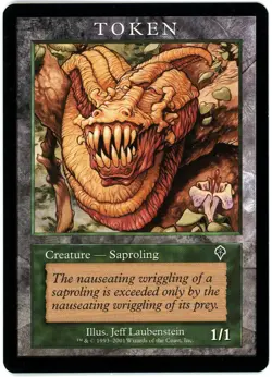 SAPROLING TOKEN [MAGIC PLAYER REWARDS 2001 - MPR] MTG CARD [EXCELLENT] - Image 1