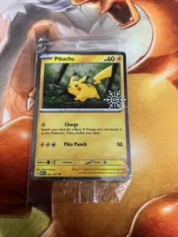 Pikachu 025/165 Holiday Advent Calendar Promo Sealed Pokemon Trading Card Game - Image 1