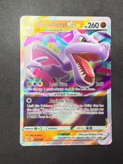 Aerodactyl Vstar 093/196 | Lost Origin Rare Holo | Pokemon Card | NM - Image 1