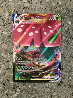 Pokemon TCG Cards Venusaur VMAX SWSH102 Black Star Promo Holo MINT (NOT Jumbo) - Image 1
