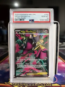 PSA 10 MEGA MAWILE ULTRA RARE 162/132 MEGA EVOLUTIONS POKEMON CARD - Image 1