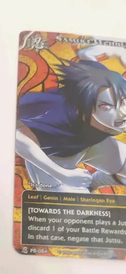 Sasuke Uchiha - PR-084 - Promo - 1st Edition Promo Cards NM/LP - Naruto - Image 3